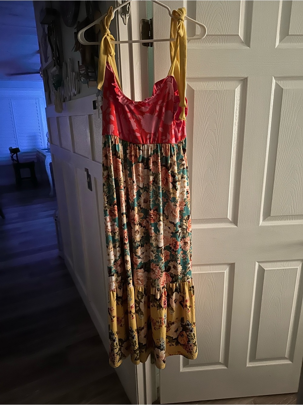 Haptic Boutique Maxi Sundress, eclectic, boho, Soft,Quality, dress L -XL - Picture 10 of 11